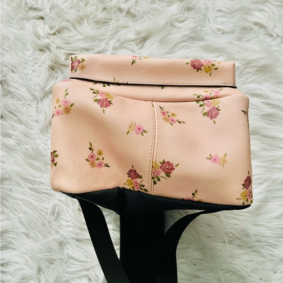 Coach Disney Minnie Mouse Vintage Pink Floral Charlie Mini Backpack Purse F29354 - Picture 5 of 10